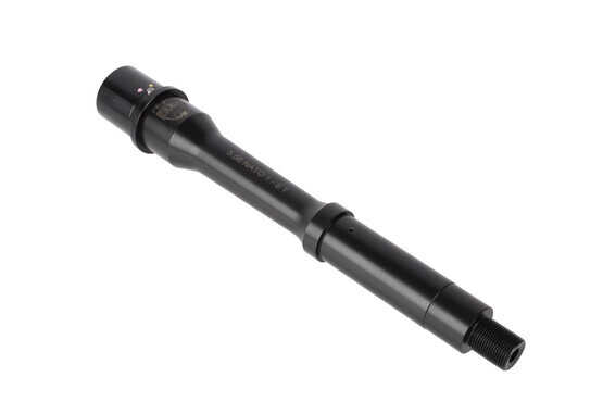 Faxon Firearms 7.5in AR-15 pistol barrel features a slick and highly durable salt bath nitride finish